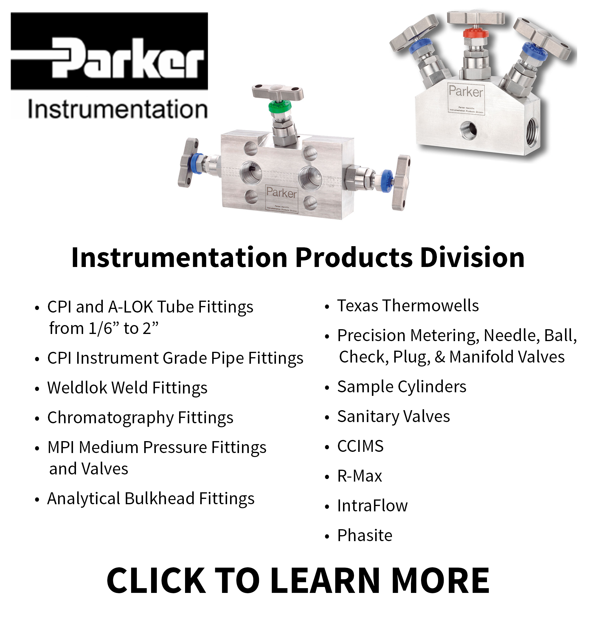 Technical Insights into Parker Instrumentation Products Division’s Integral Bleed Valves