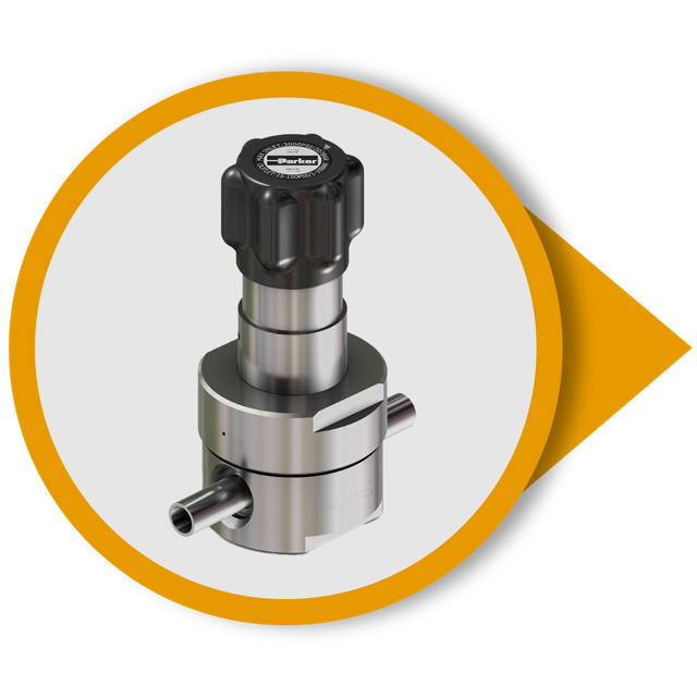 Optimizing Gas Delivery with Parker Veriflo FR1400 Series UHP Single Stage High Flow Pressure Reducing Regulator