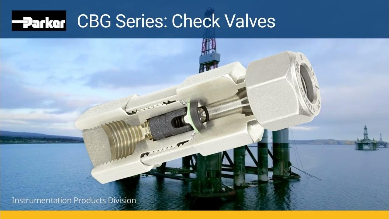 Maximizing Process Control with Parker CBG Series Check Valves